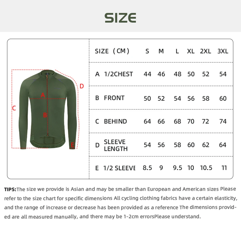 YKYWBIKE Men's Cycling Jacket Anti-Splash Bicycle Jersey Windproof Long Sleeved Fleece Lined Shirt Thermal Road Bike Clothing