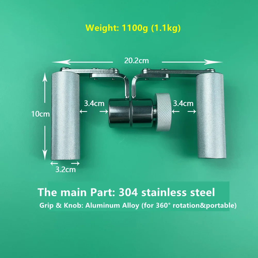 Adjustable Resistance Twister Wrist Rotation Training 304 Stainless Steel Arm Forearm Exerciser Finger Trainer Strength Grip Pro