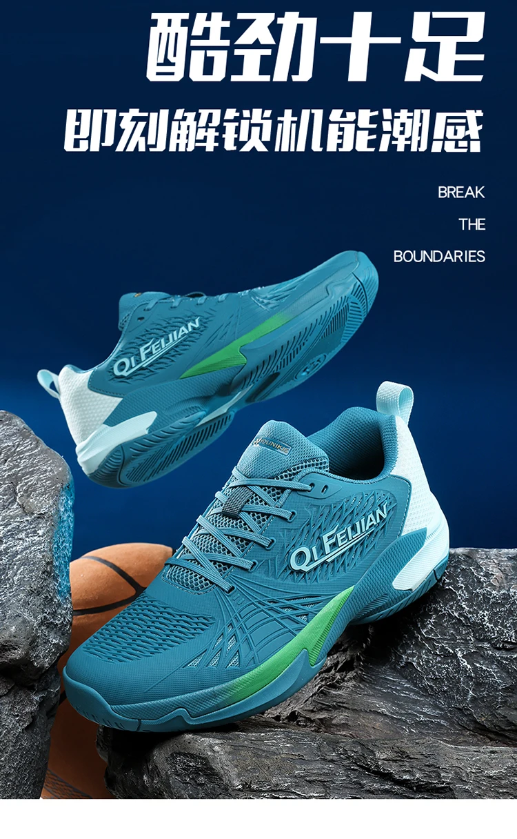 New Tennis Shoes, Large Size 36-45, Outdoor Anti Slip Volleyball Shoes, Lightweight Fitness Badminton Shoes