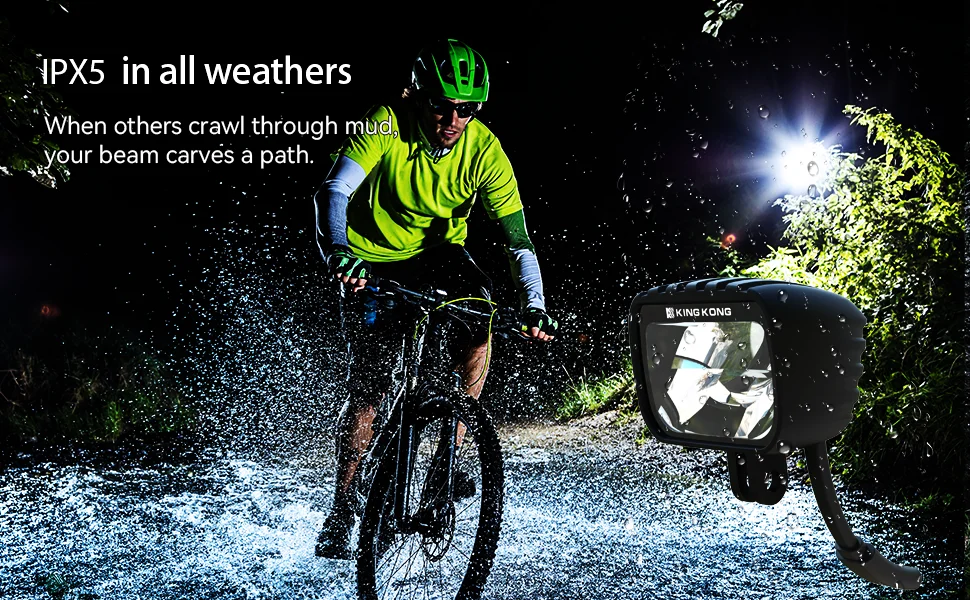 kingkong MF200 12V DC power supply bicycle lamp DIY Battery Life Extension Suitable for long-distance cycling Mountain bike