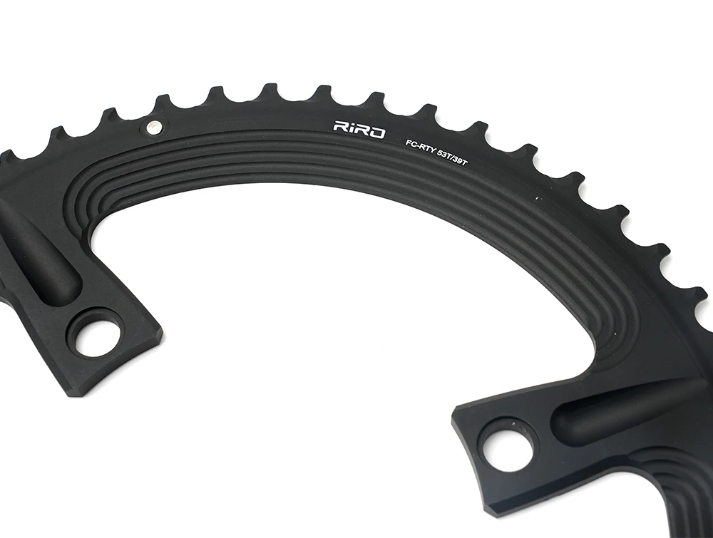 RIRO 4-Bolts 110BCD Aluminum Alloy Chainring for Shimano 105 R7000/Restore R8000/Dura-Ace R9100 50-34T 52-36T 53-39T Bike Parts
