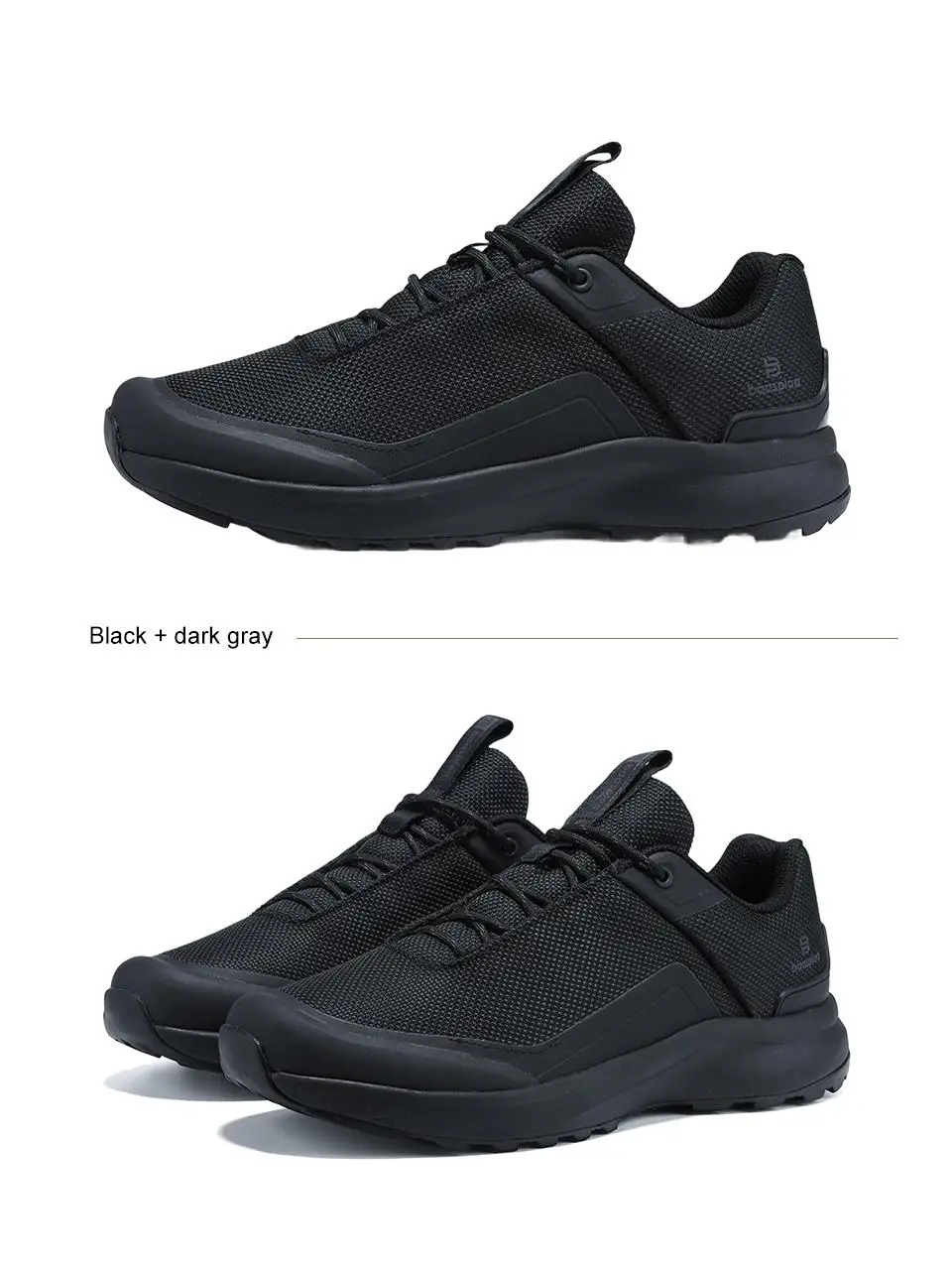 Baasploa Men Hiking Shoes New Comfort Climbing Outdoor Sneakers Trekking Non-Slip Wear Resistant Walking Shoes Male Lace-Up