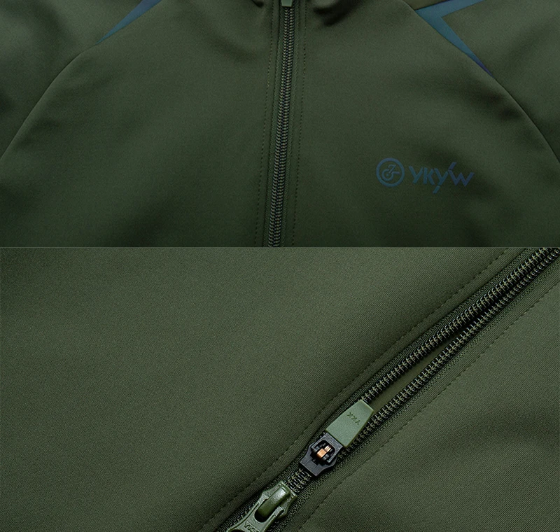 YKYWBIKE Men's Cycling Jersey Water-Resistance Bicycle Outdoors Sports Jersey Windproof Winter Coat Thermal Road Bike Clothing