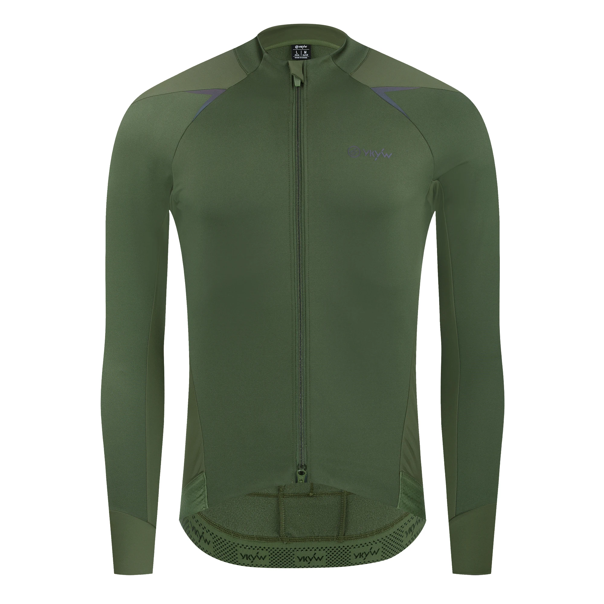 YKYWBIKE Men's Cycling Jersey Water-Resistance Bicycle Outdoors Sports Jersey Windproof Winter Coat Thermal Road Bike Clothing