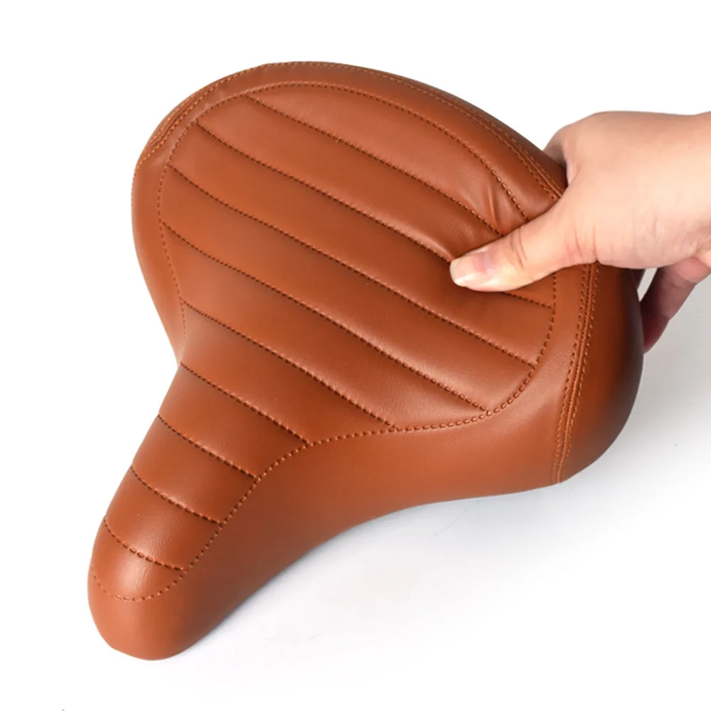 Mountain bike seat cushion, folding electric bike saddle, super large, super soft shock-absorbing seat cushion waterproof saddle