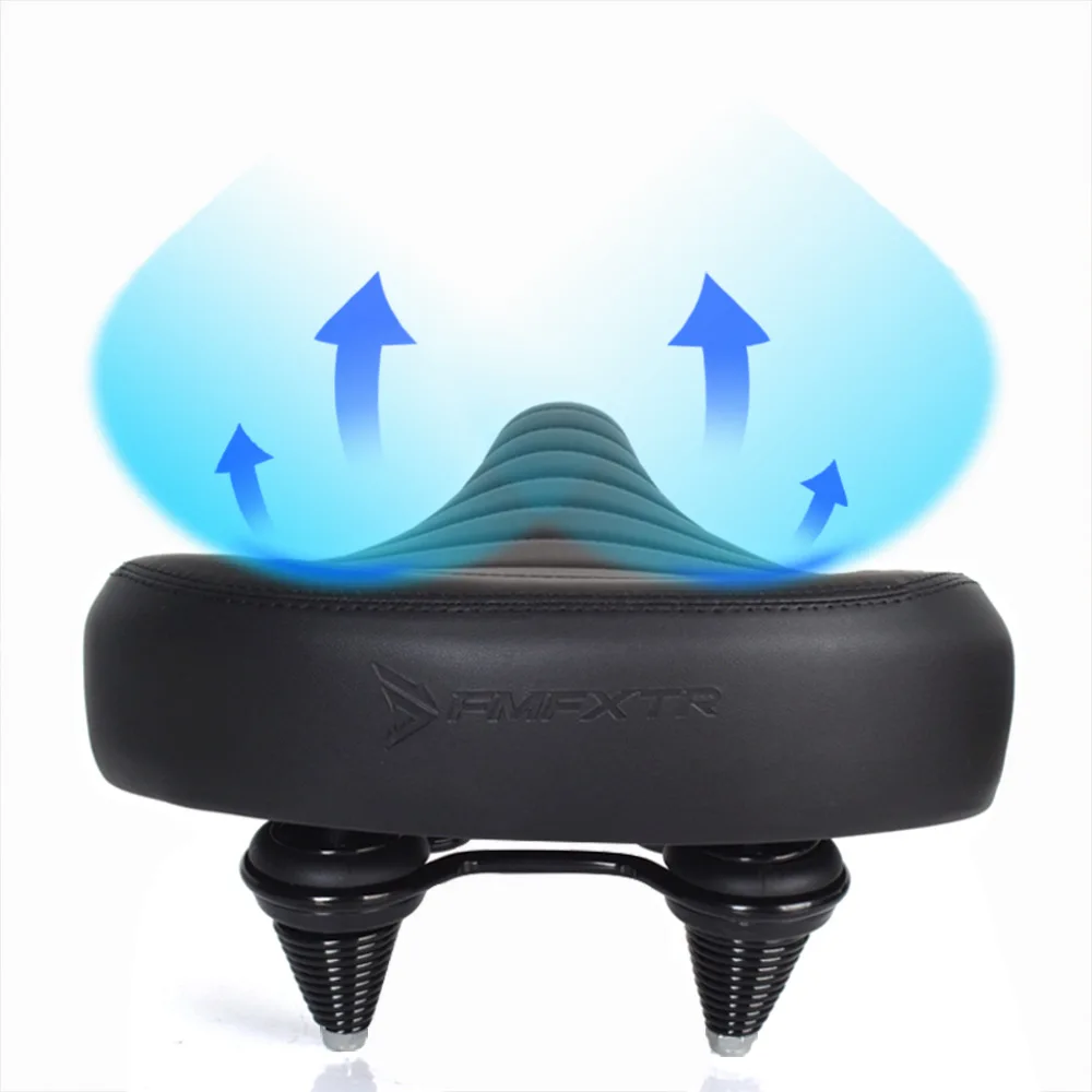 Mountain bike seat cushion, folding electric bike saddle, super large, super soft shock-absorbing seat cushion waterproof saddle
