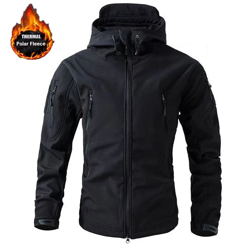 Sharkskin Soft-shell Tactical Jackets Camo Jacket Fleece Hooded Coat Manufacturers Trainning Hunting Clothes Outdoor Jacket