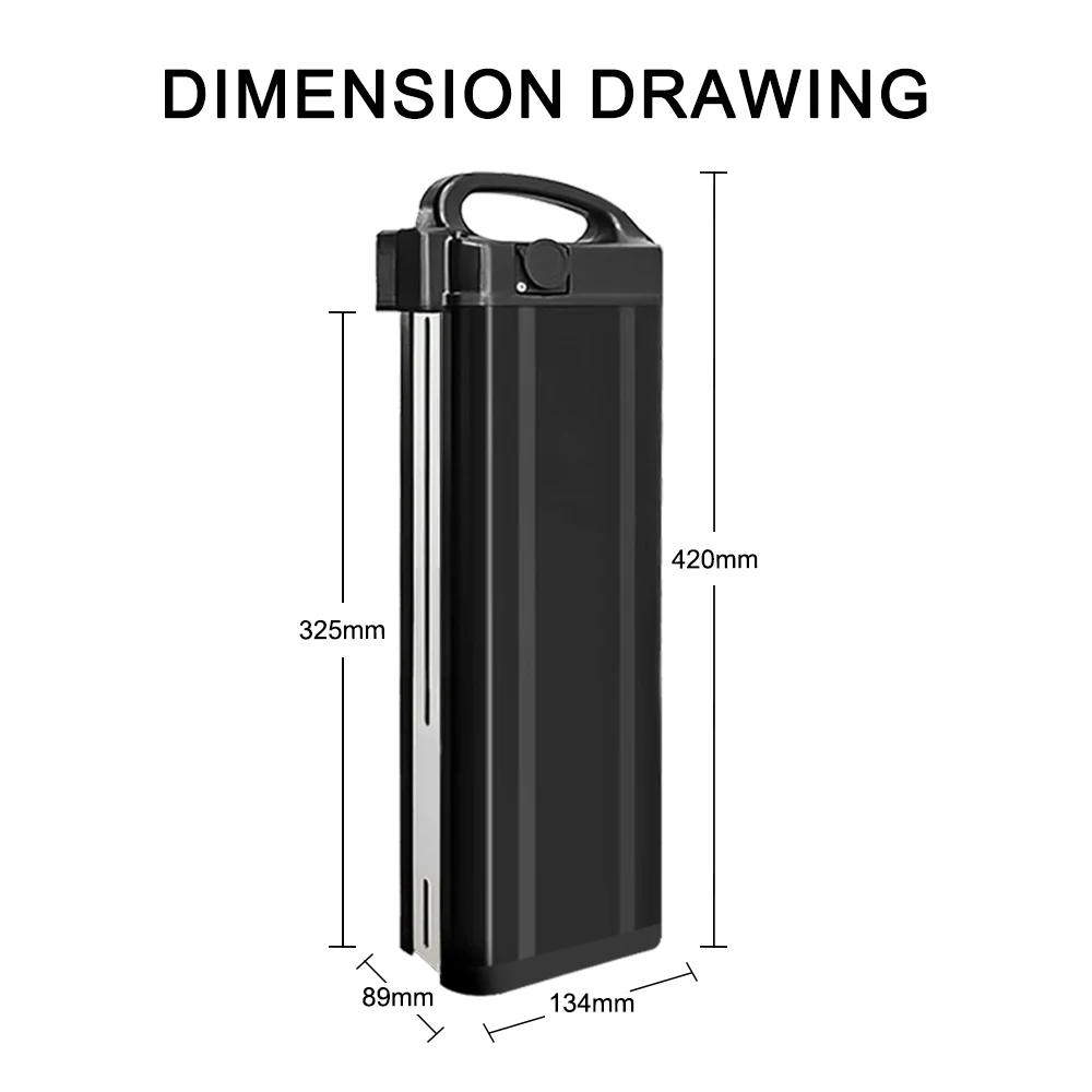 48V 52V 20Ah 30Ah Foldable New Haiba Lithium Battery for Fiido T1 L2 L3 Engwe X5 Electric Bike Battery 500W 1000W 1500W Motor