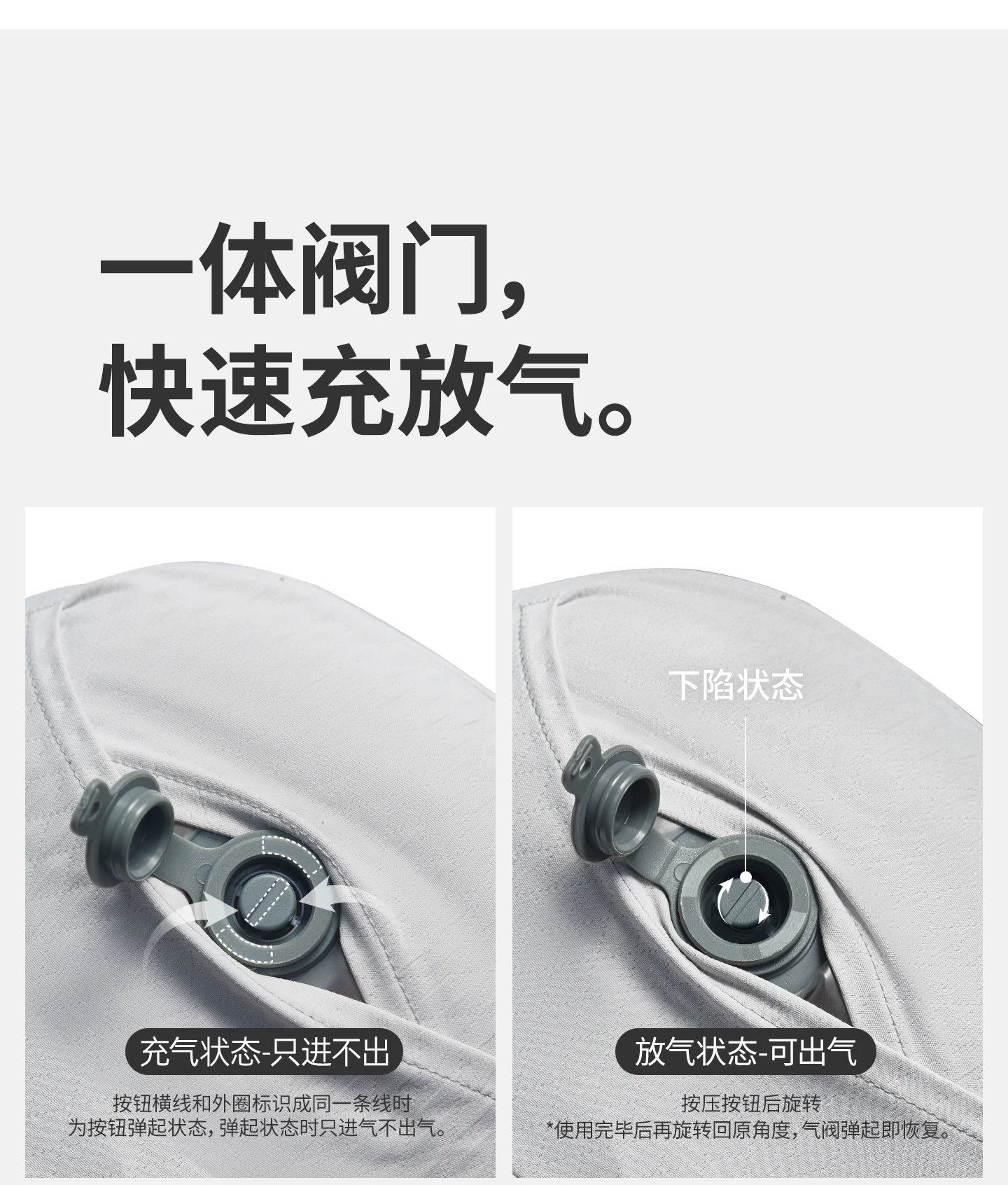 Naturehike Inflatable Neck Pillow Travel U-shaped Airplane Sleeping Pillow Outdoor Travel Portable Neck Protection Pillow