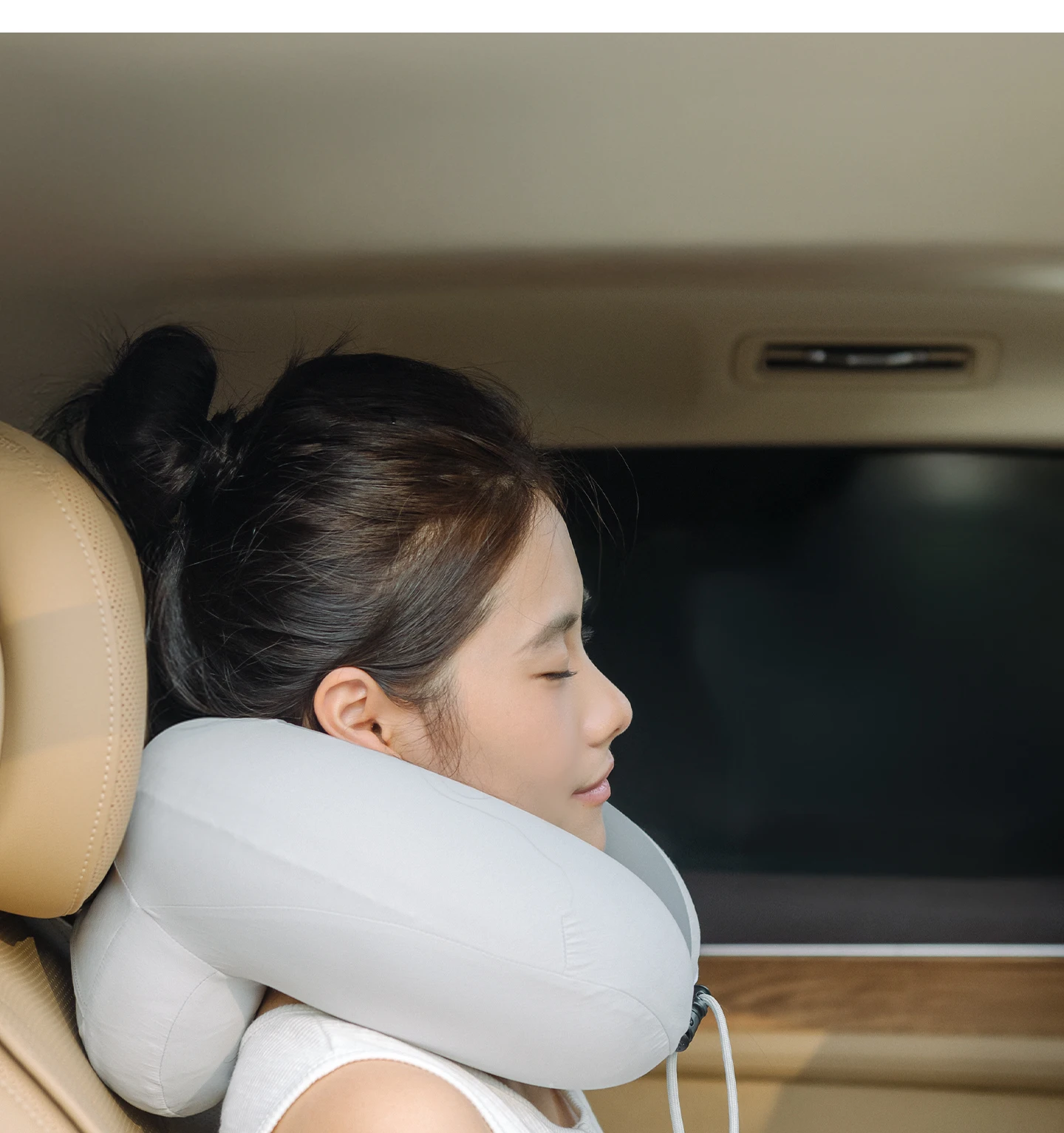 Naturehike Inflatable Neck Pillow Travel U-shaped Airplane Sleeping Pillow Outdoor Travel Portable Neck Protection Pillow