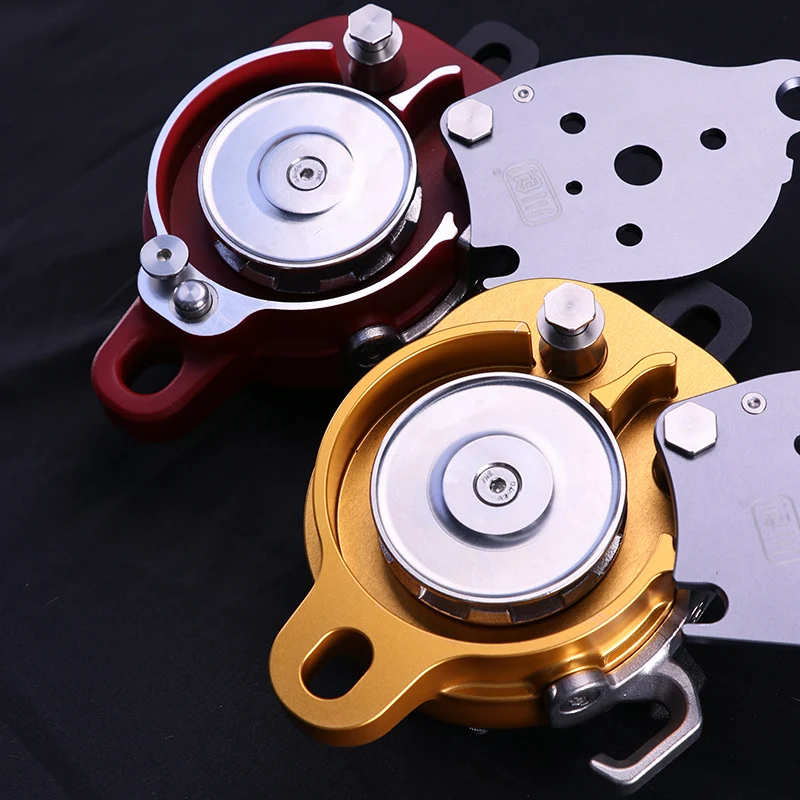 CCD/CCR Z150 Anti-drop Rope Climber Lift Drill Drive Pulley Eight Rings Ascender Power Doubling Climbing System Powered