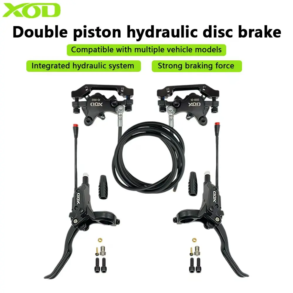 XOD Electric Scooter Brake H800/H880 Multiple Models Hydraulic Disc Brake For KUKirin G2 Master G2 MAX G3 Pro G4 G5 Accessory