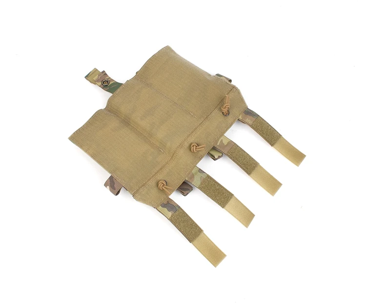 PEW TACTICAL Elastic Triple Mag Pouch 556 Magazine Front Panel Hunting Placard Hook And Loop SPC JPC Plate Carrier Airsoft FP19