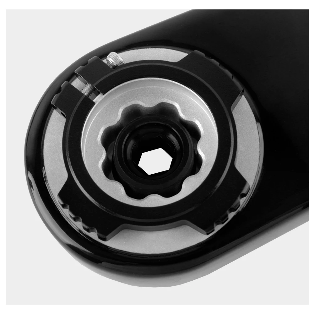 WUZEI Road Bike Carbon Crank 24mm Spindle 165 170mm Bicycle Crankset 8 Bolts Direct Mount Speed Bike Sprocket for Shimano R8000