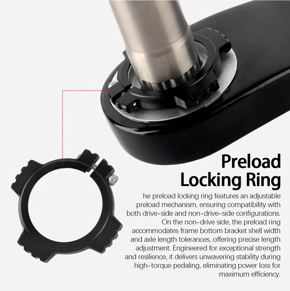 WUZEI Road Bike Carbon Crank 24mm Spindle 165 170mm Bicycle Crankset 8 Bolts Direct Mount Speed Bike Sprocket for Shimano R8000
