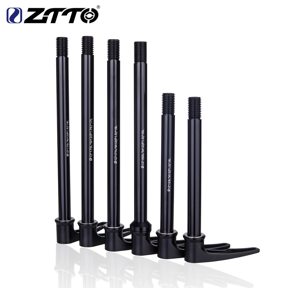 ZTTO MTB Thru Axle Road Bike Shaft Front Hub Rear Hub Skewers 12mm 15mm Wheel Axis Hub Shaft 12x142 12x148 FRONT 12X140 FORK