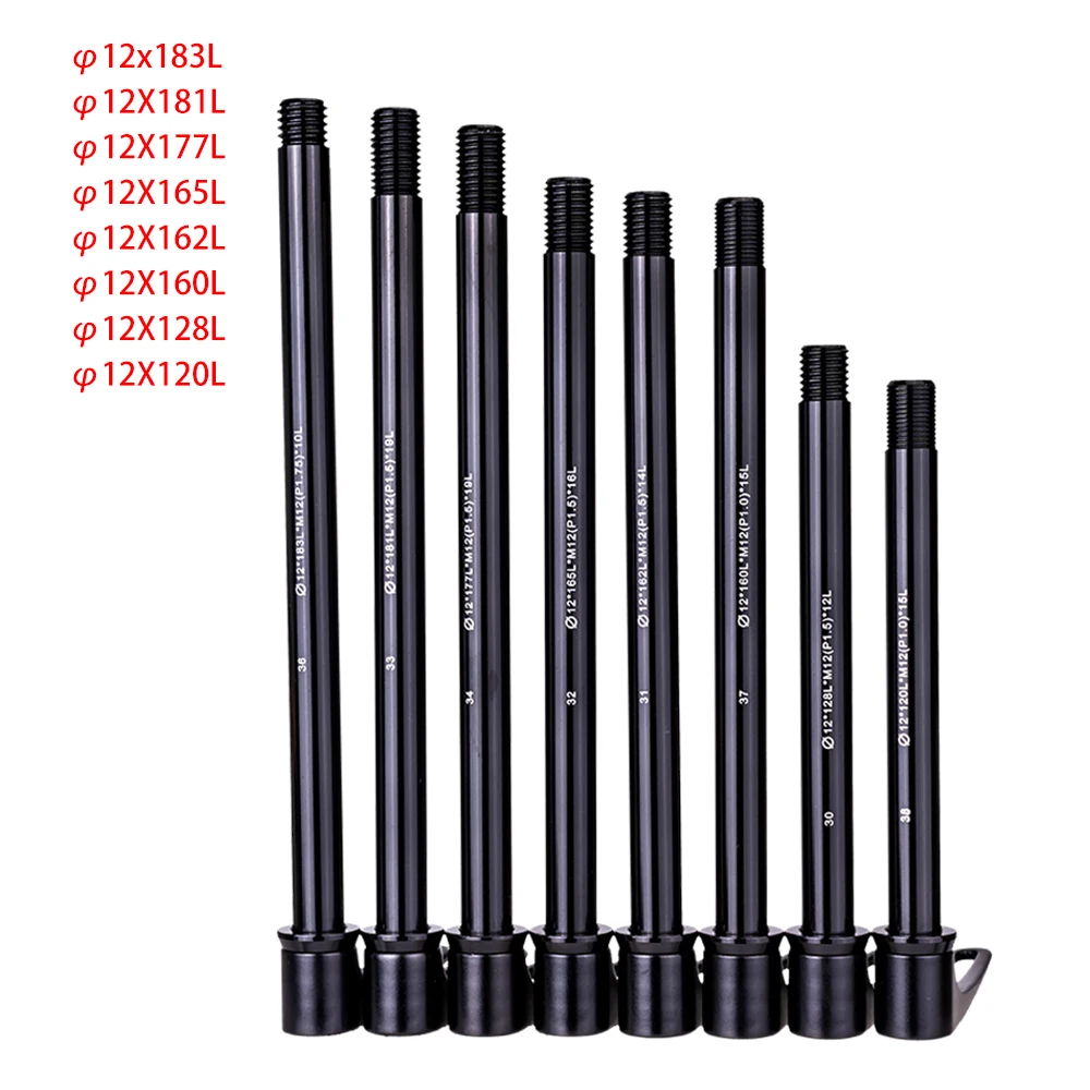 ZTTO MTB Thru Axle Road Bike Shaft Front Hub Rear Hub Skewers 12mm 15mm Wheel Axis Hub Shaft 12x142 12x148 FRONT 12X140 FORK
