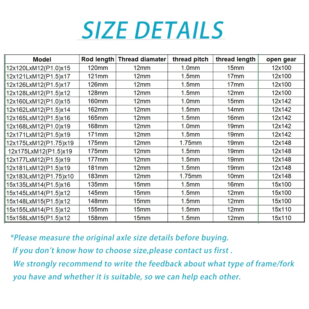 ZTTO MTB Thru Axle Road Bike Shaft Front Hub Rear Hub Skewers 12mm 15mm Wheel Axis Hub Shaft 12x142 12x148 FRONT 12X140 FORK