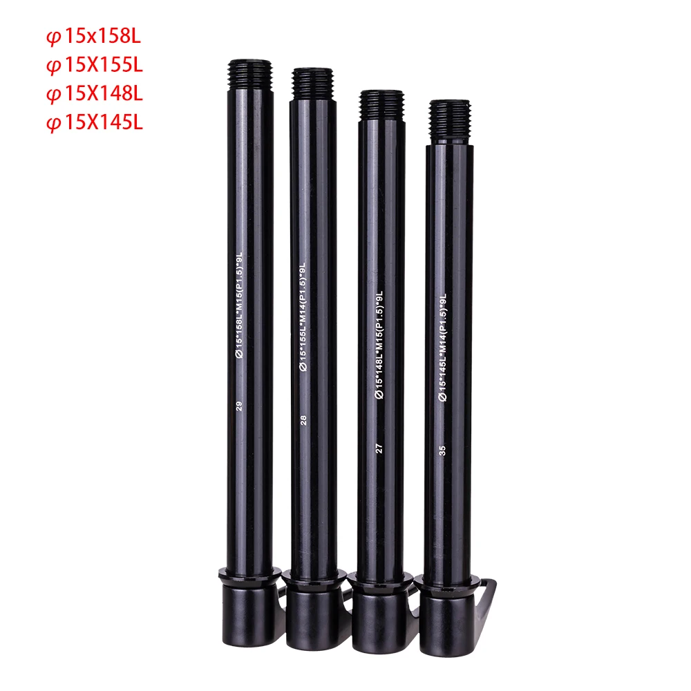 ZTTO MTB Thru Axle Road Bike Shaft Front Hub Rear Hub Skewers 12mm 15mm Wheel Axis Hub Shaft 12x142 12x148 FRONT 12X140 FORK