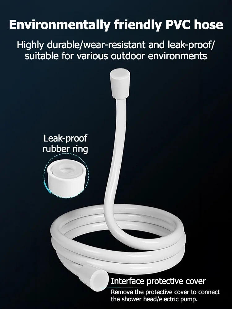 No Need for Electricity Portable Camping Shower Outdoor Camping Shower Pump Rechargeable Electric Shower Pump with Smart Digital