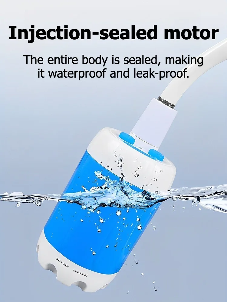 No Need for Electricity Portable Camping Shower Outdoor Camping Shower Pump Rechargeable Electric Shower Pump with Smart Digital