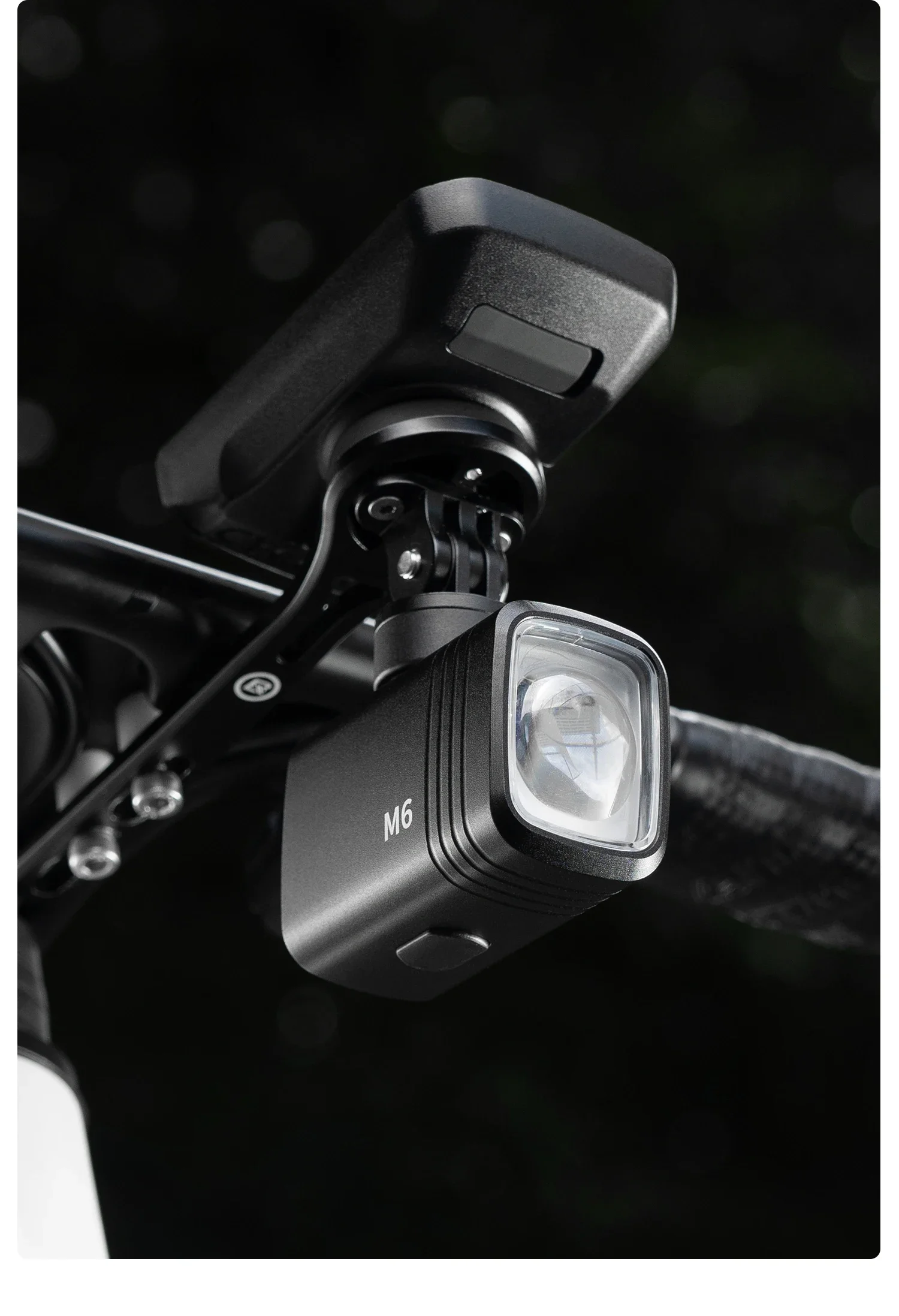 ROCKBROS 1000LM Bicycle Front Hanging Light Bike Headlight Cut-off Line Intelligent Power Display Screen High Brightness Light