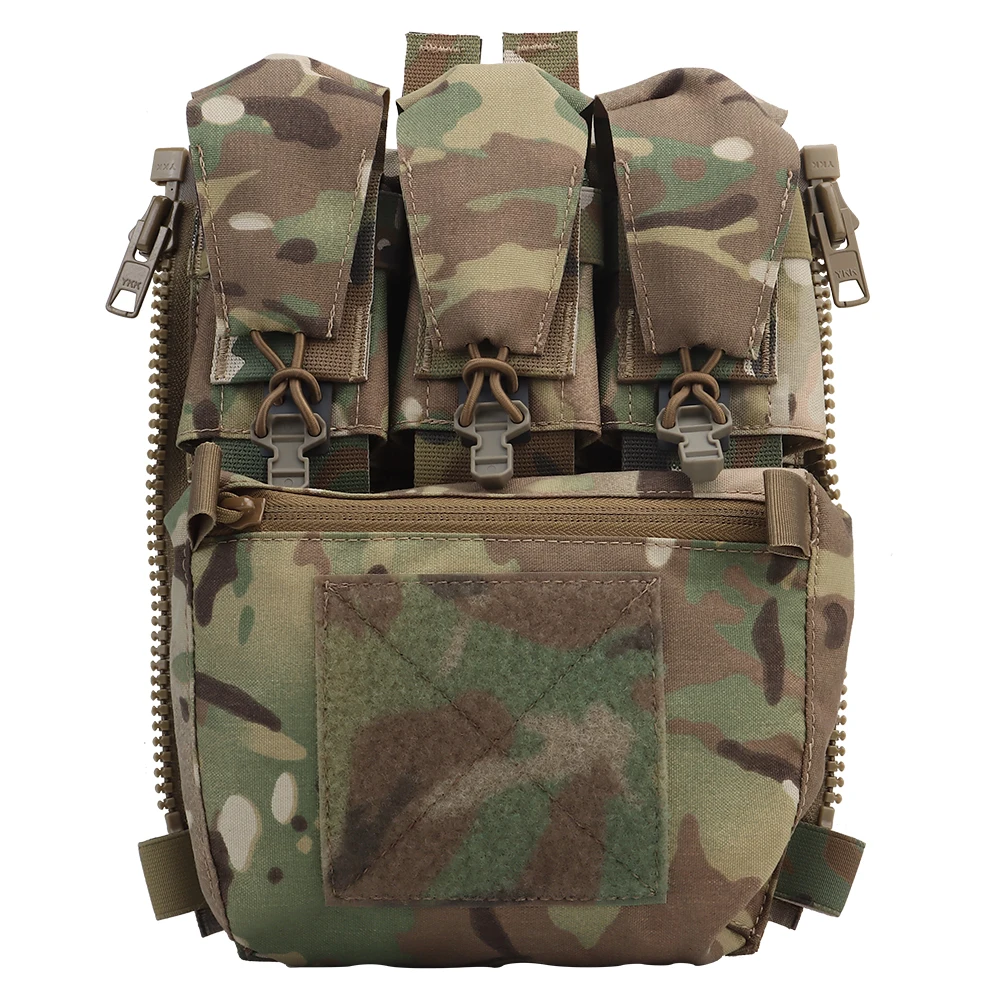 FCPC V5 Style Tactical Plate Carrier Vest – MOLLE Modular Hunting & Airsoft Vest with Back Panel Utility Pouch