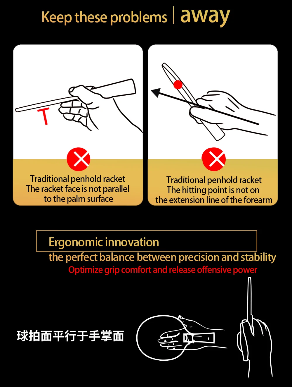 Original SANWEI Table Tennis Blade Su Style Eagle Beak SU-YS1 Penhold Racket Ping Pong Blade Professional Paddles