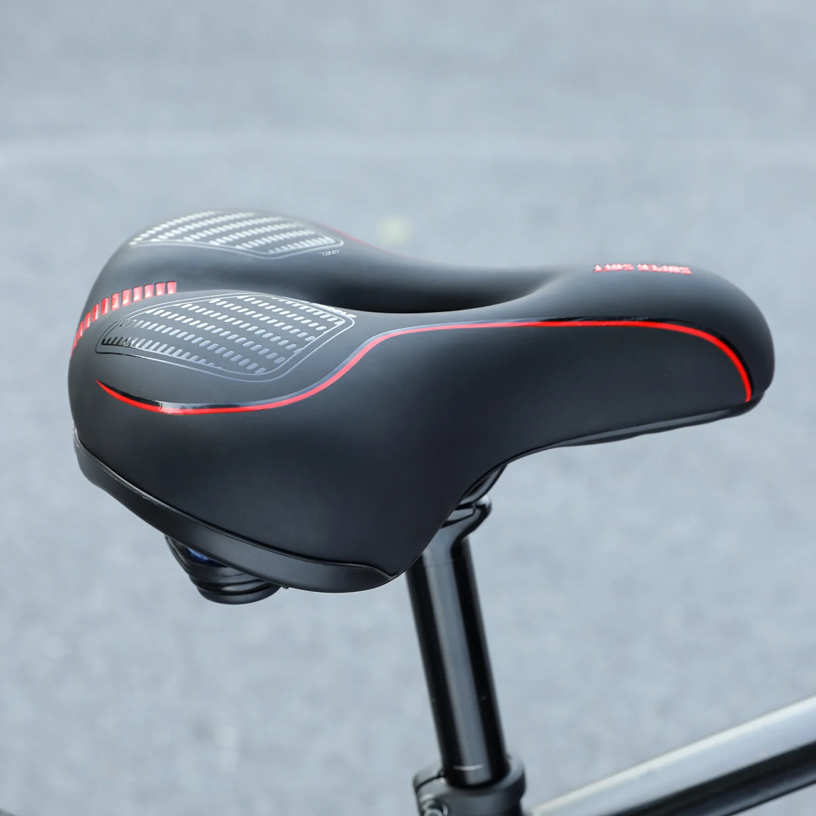 TOSUOD Bicycle Saddle Thicken PU Soft Racing Breathable Rainproof Seat for MTB Road Bike Ergonomic Comfortable Cushion