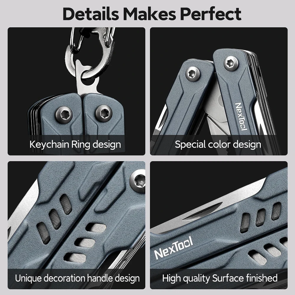 NexTool Small Sailor Pliers S11 11-in-1 Multi-functional Folding Tool Knife Scissors Wire Cutter Set EDC Outdoor Portable Tools