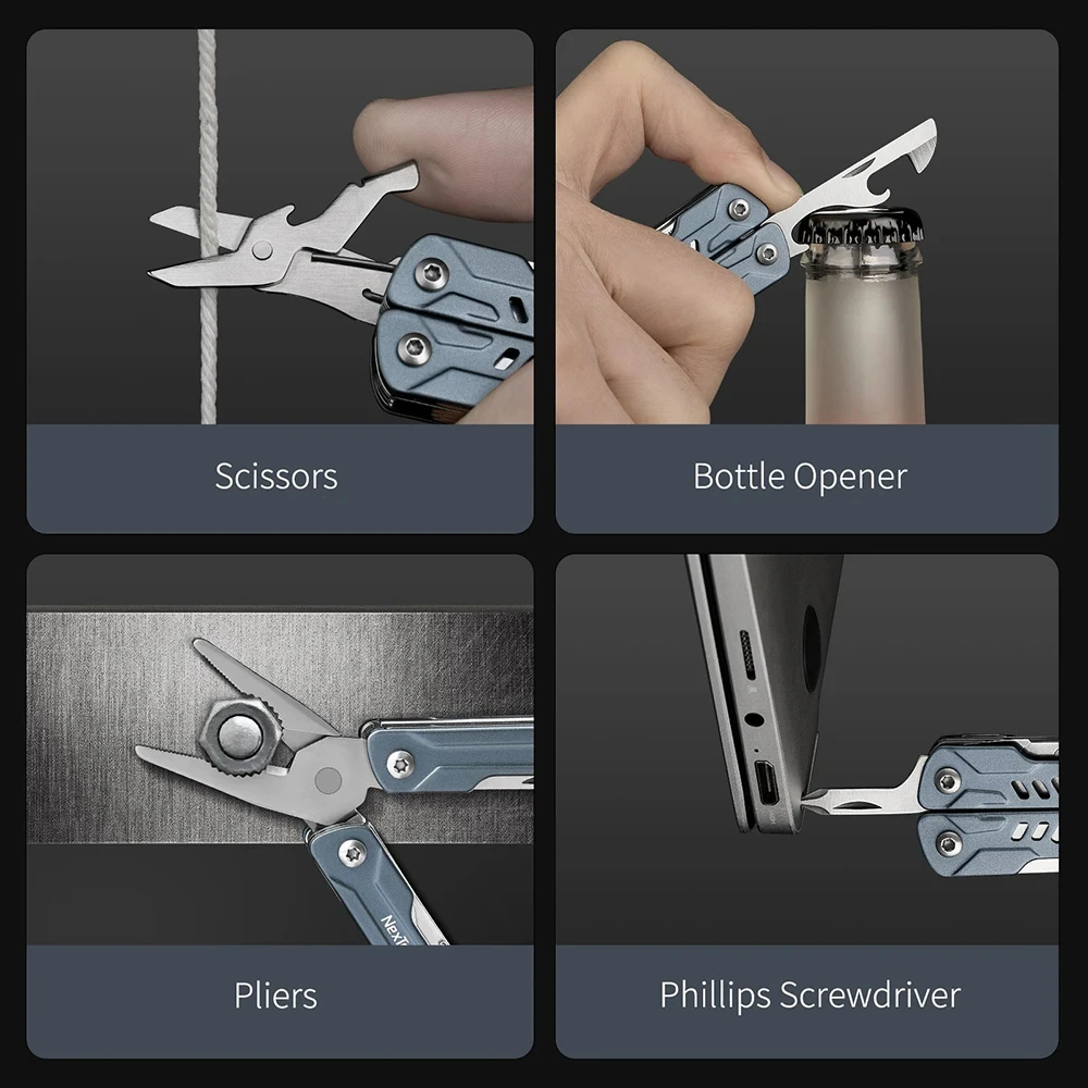 NexTool Small Sailor Pliers S11 11-in-1 Multi-functional Folding Tool Knife Scissors Wire Cutter Set EDC Outdoor Portable Tools