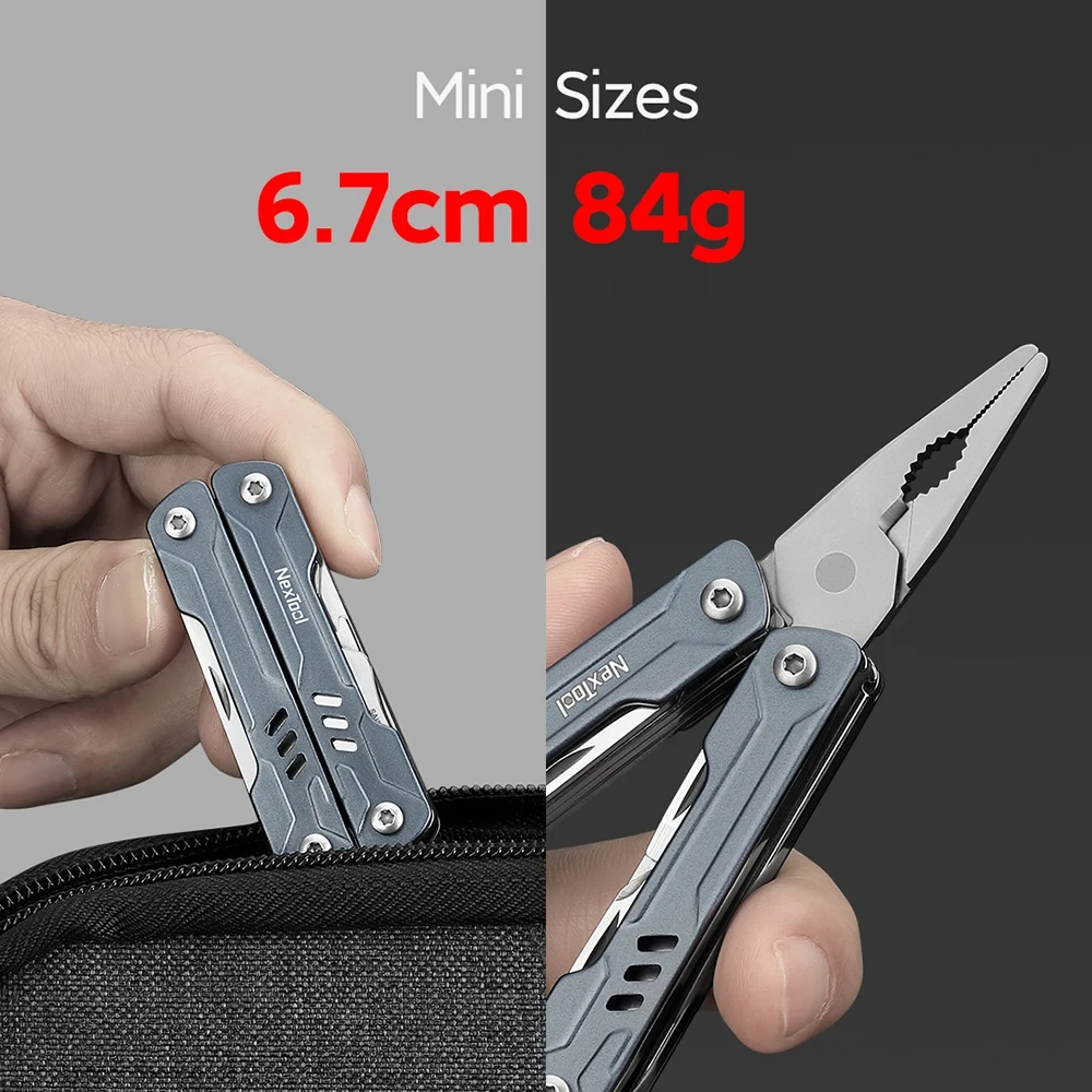 NexTool Small Sailor Pliers S11 11-in-1 Multi-functional Folding Tool Knife Scissors Wire Cutter Set EDC Outdoor Portable Tools