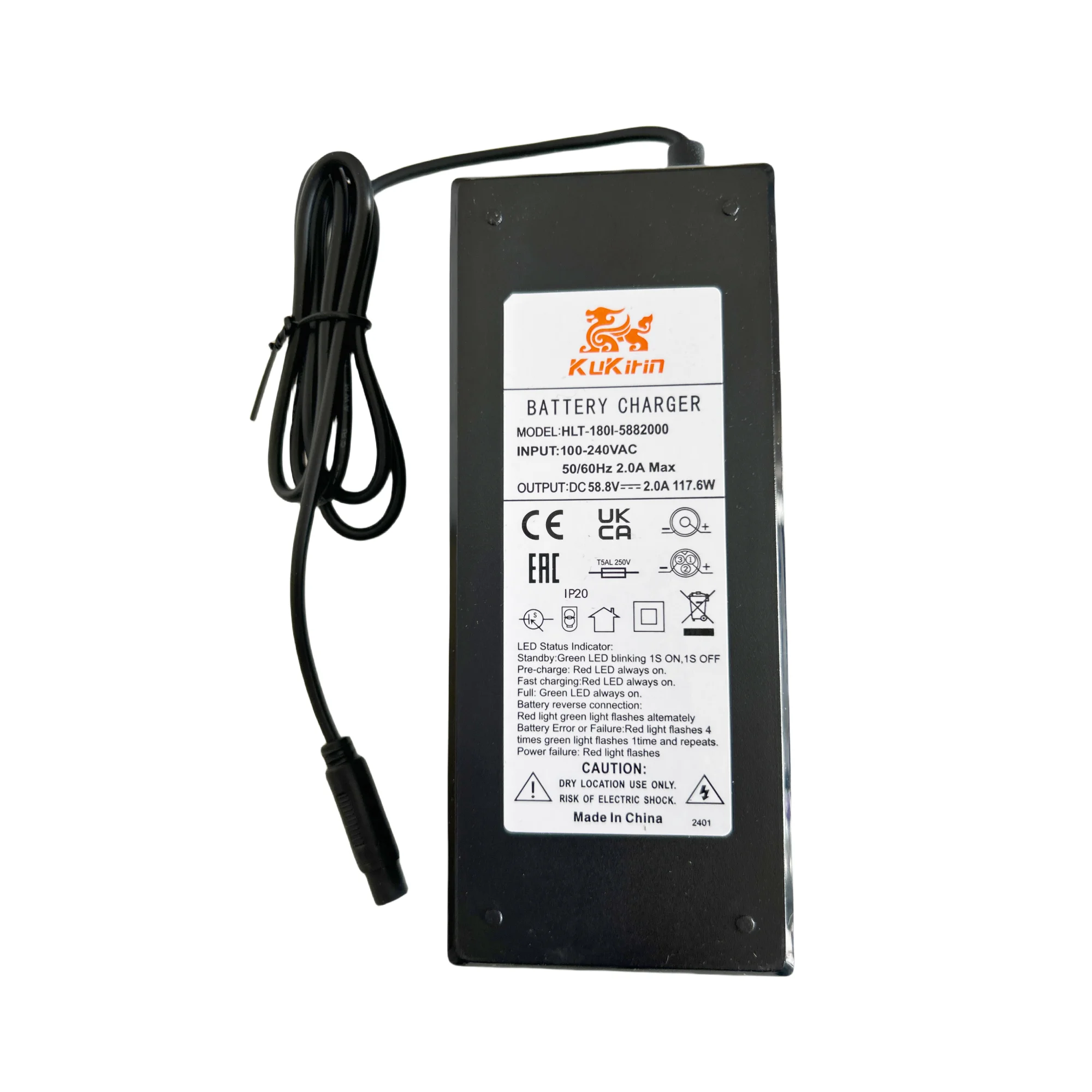 Original 58.8V 2.0A Lithium Charger For Kukirin G2 Master Electric Scooter Kugoo Kirin G2master Battery Charger Parts