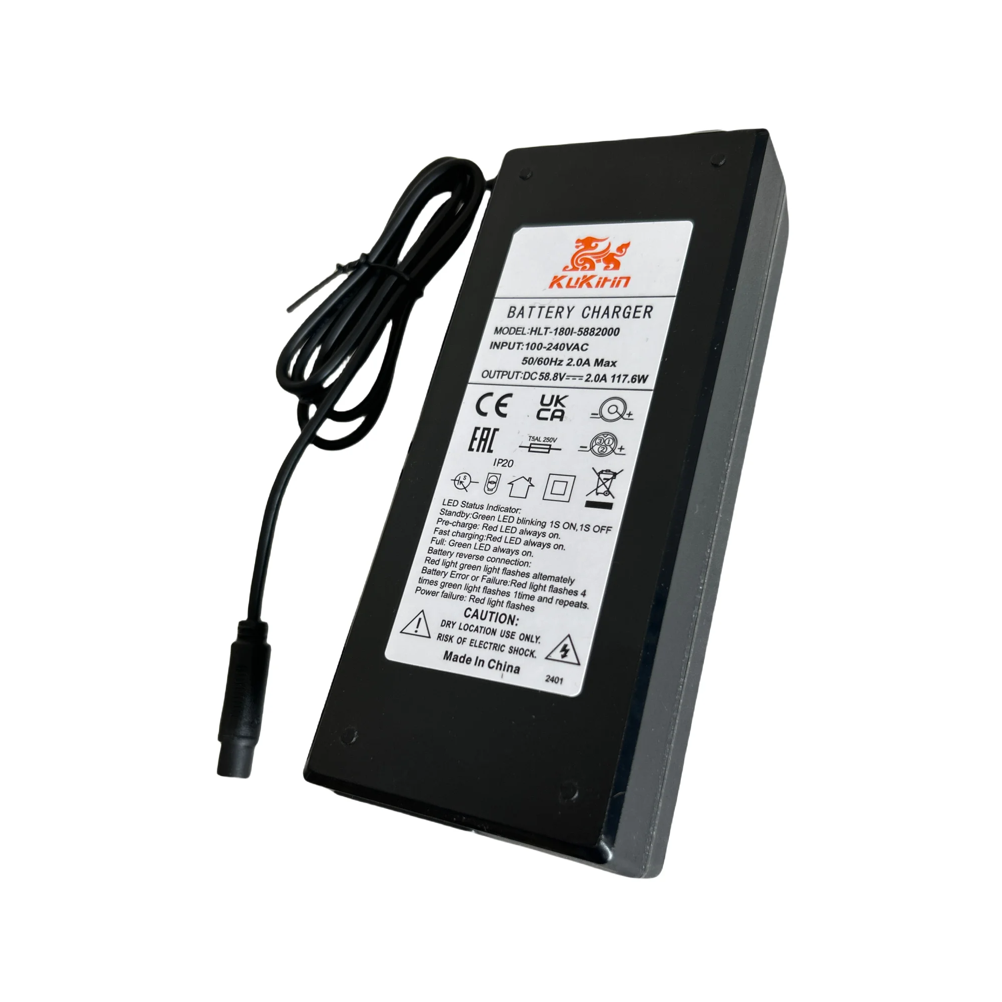 Original 58.8V 2.0A Lithium Charger For Kukirin G2 Master Electric Scooter Kugoo Kirin G2master Battery Charger Parts