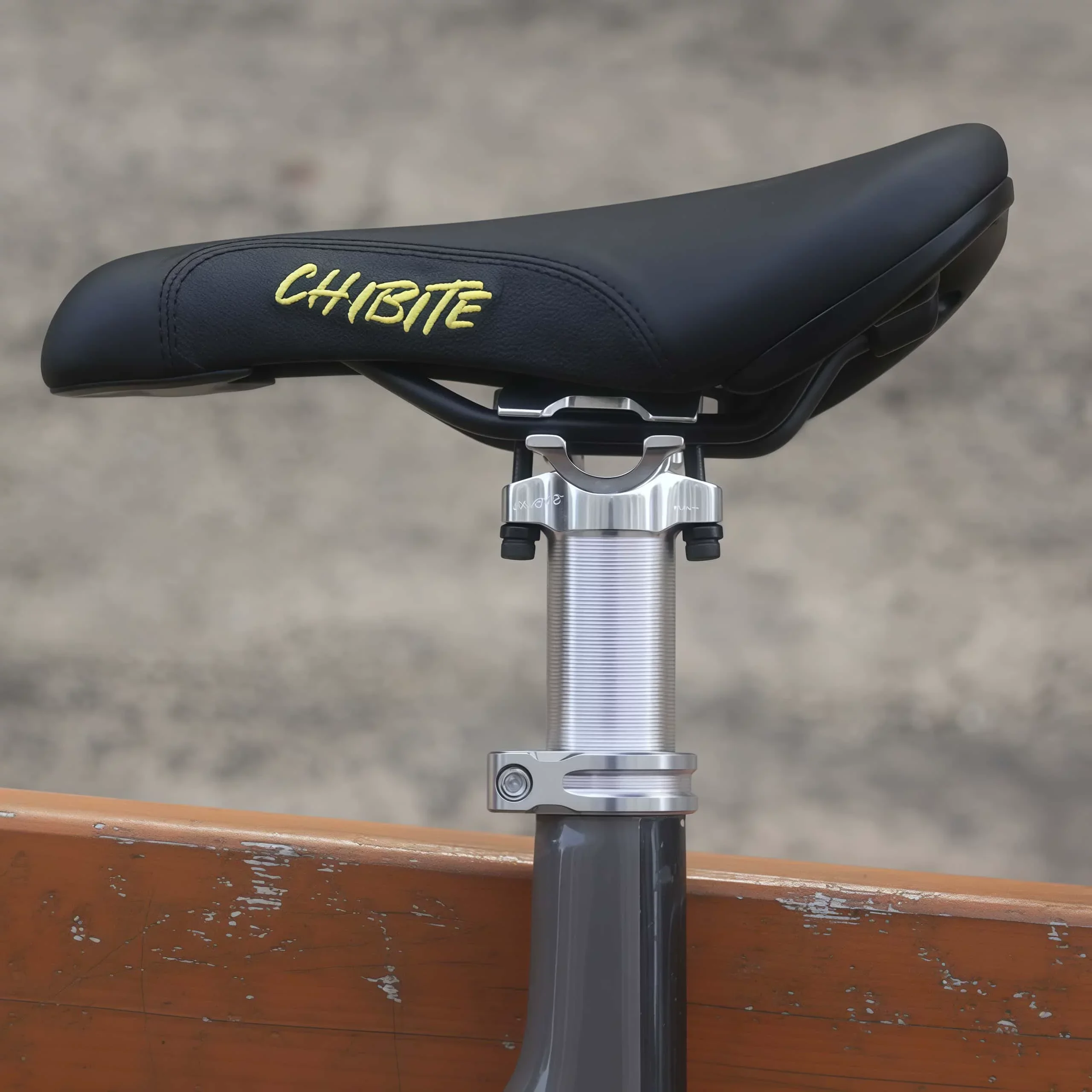 CHIBITE CNC Aluminum MTB Seatpost Clamp, Wide Locking Design 34.9mm/36.4mm Mountain Bike Seat Collar
