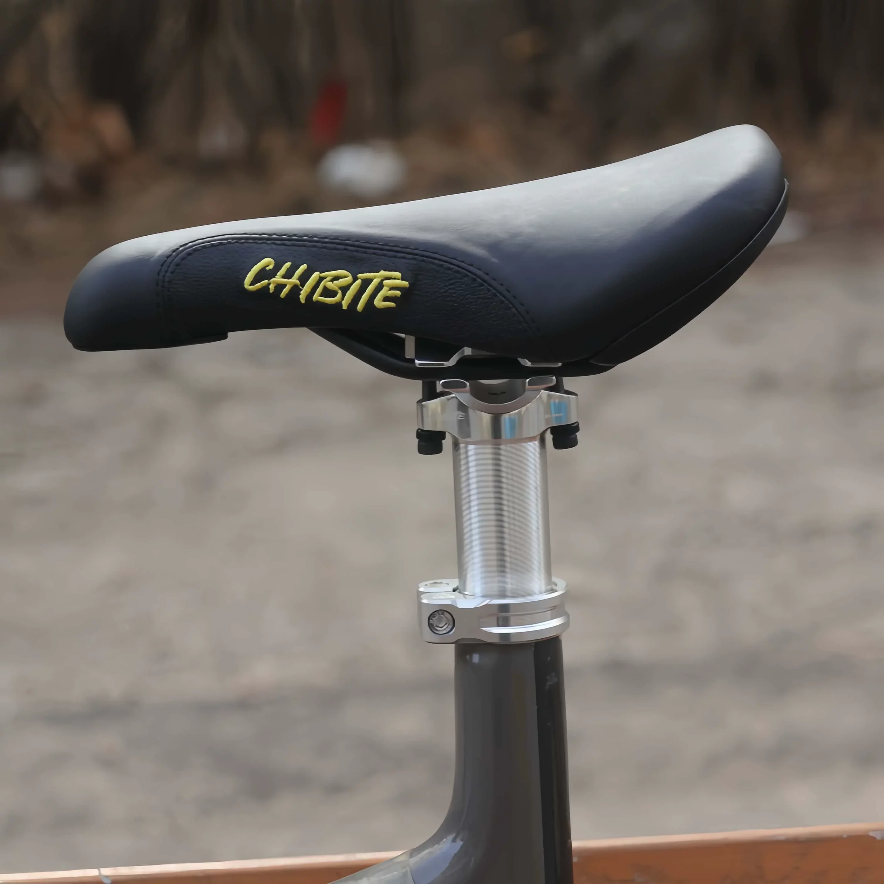 CHIBITE CNC Aluminum MTB Seatpost Clamp, Wide Locking Design 34.9mm/36.4mm Mountain Bike Seat Collar