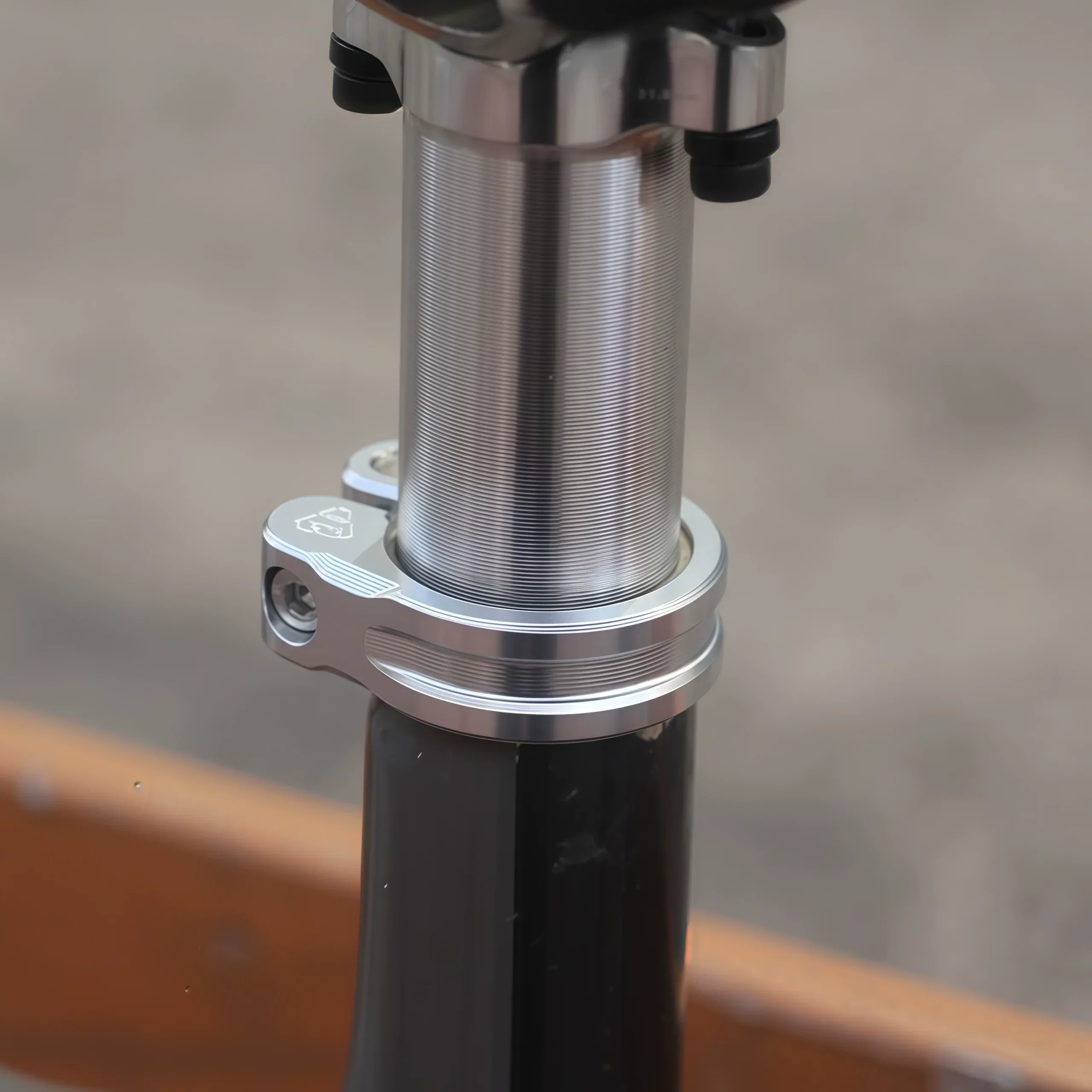 CHIBITE CNC Aluminum MTB Seatpost Clamp, Wide Locking Design 34.9mm/36.4mm Mountain Bike Seat Collar