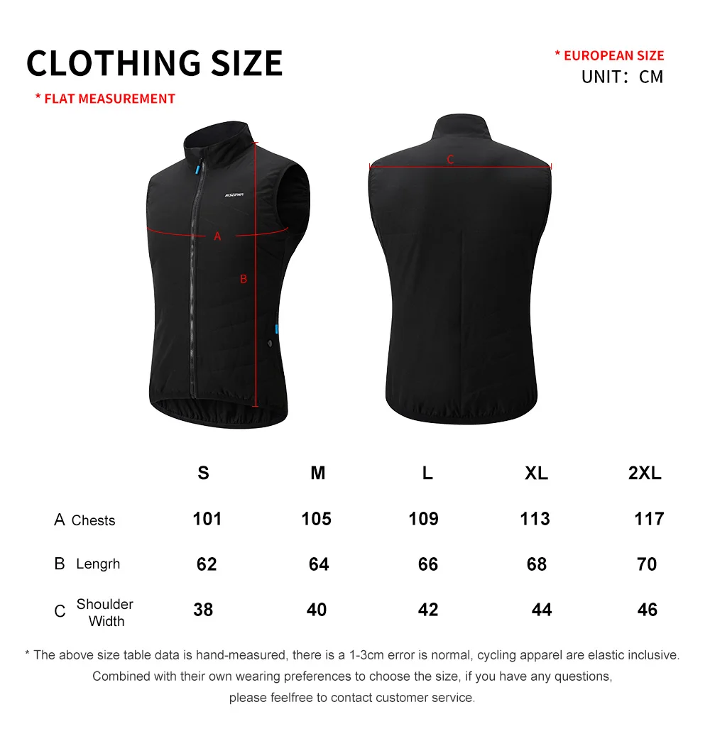 HISERWA Winter Cycling Vest Sleeveless Thermal Fleece Bicycle Gelit Windproof Waterproof Bike Vest High Quality Zipper