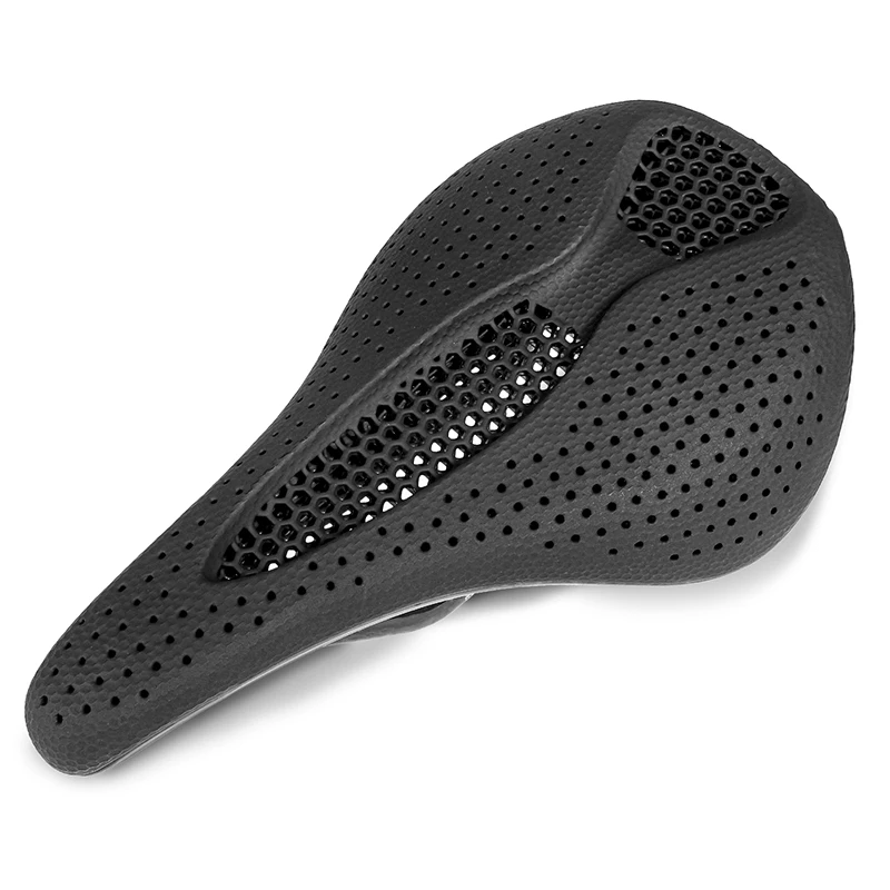 BUCKLOS Ergonomic Road Bike Saddle Carbon Fiber 3D Printed Ultralight Racing BIke Saddle Breathable 3D-Printed Bike Seat Part