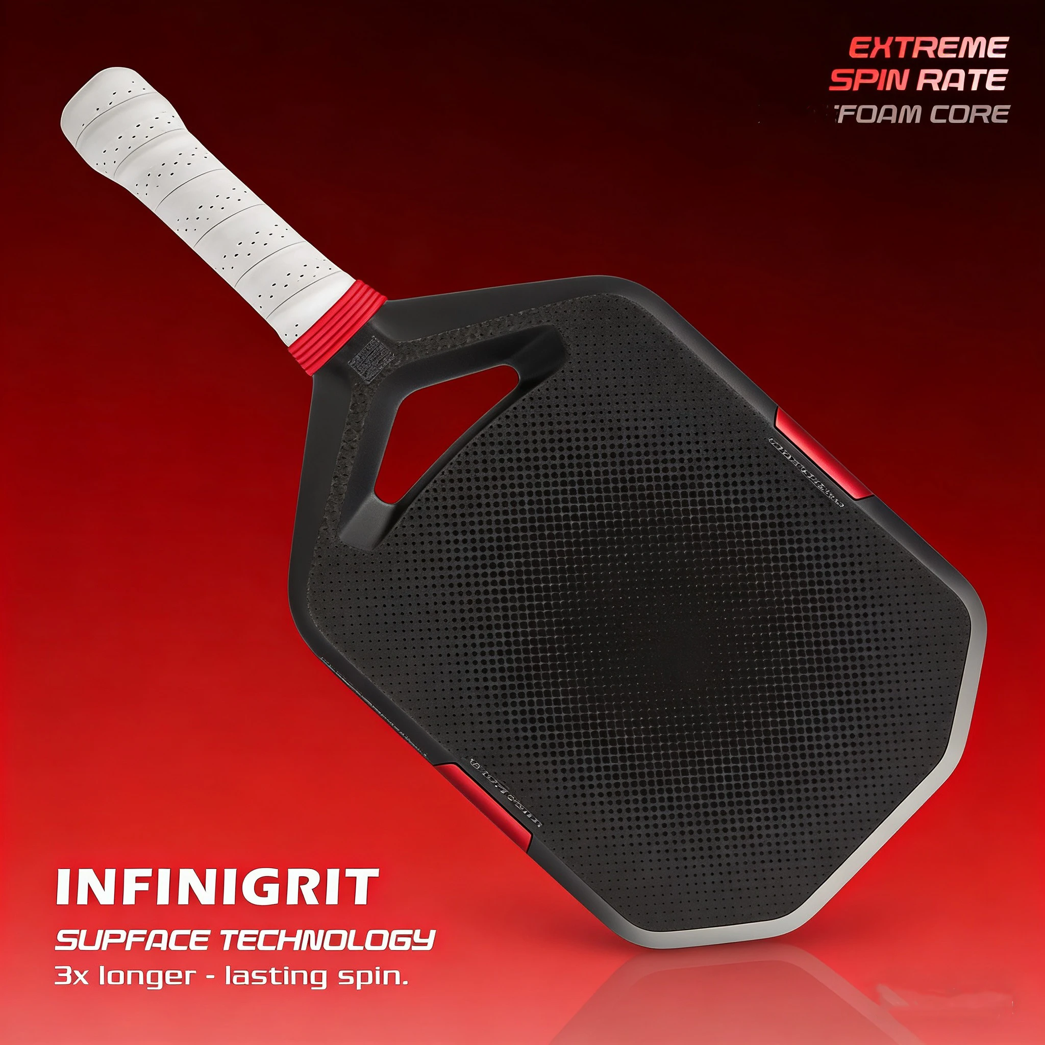 Professional Pickleball Paddle with Inspired Design EPP+EVA Core 3K Carbon Fiber Face 16mm Suitable for Expert Players