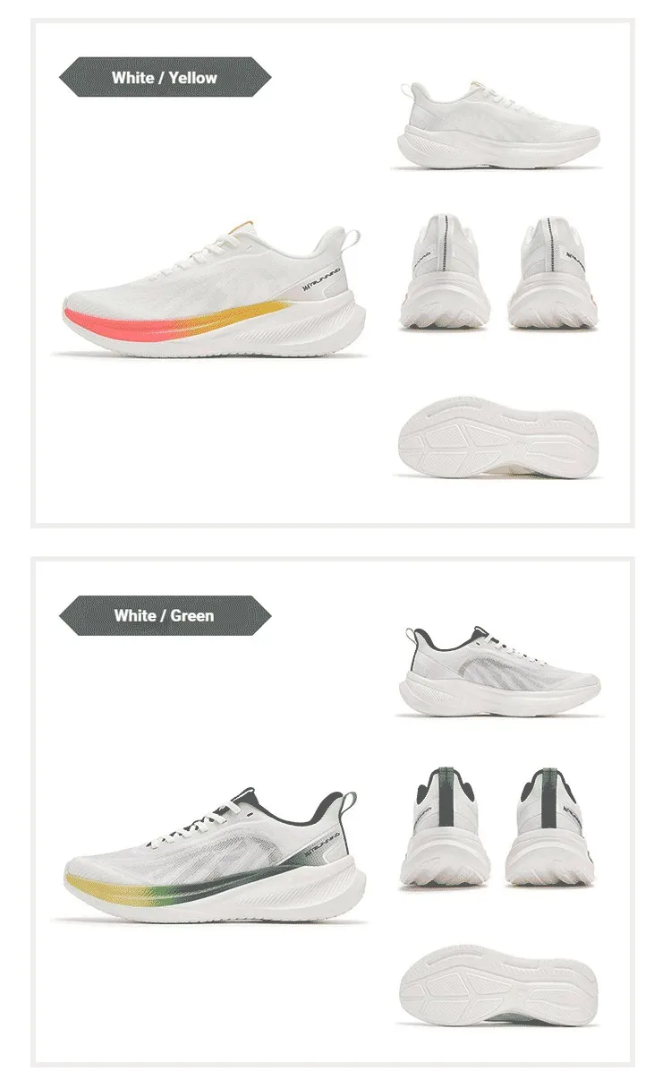 361 Degrees AirFeather 5.0 Men Running Shoes Wear-resistant Elastic Sole Lightweight Breathable Comfortable Sneakers 672612217