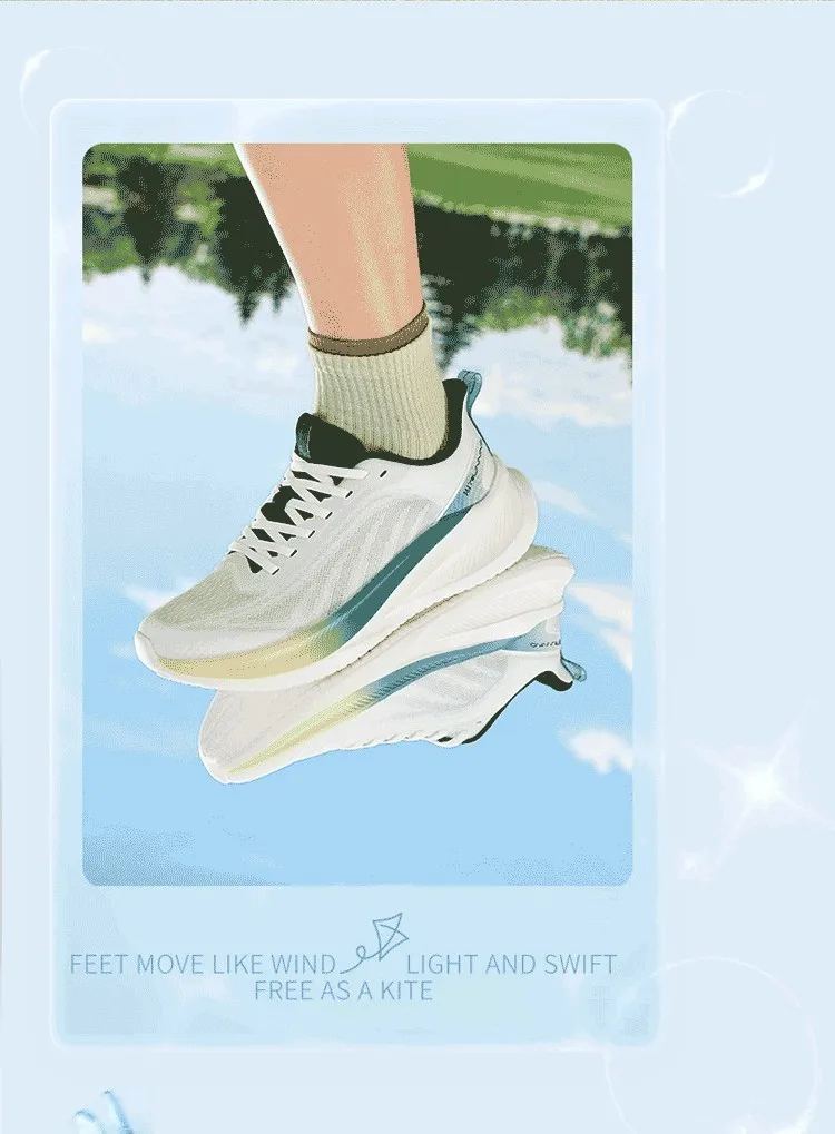 361 Degrees AirFeather 5.0 Men Running Shoes Wear-resistant Elastic Sole Lightweight Breathable Comfortable Sneakers 672612217