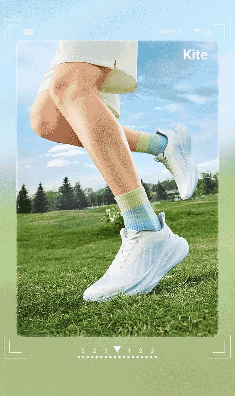 361 Degrees AirFeather 5.0 Men Running Shoes Wear-resistant Elastic Sole Lightweight Breathable Comfortable Sneakers 672612217