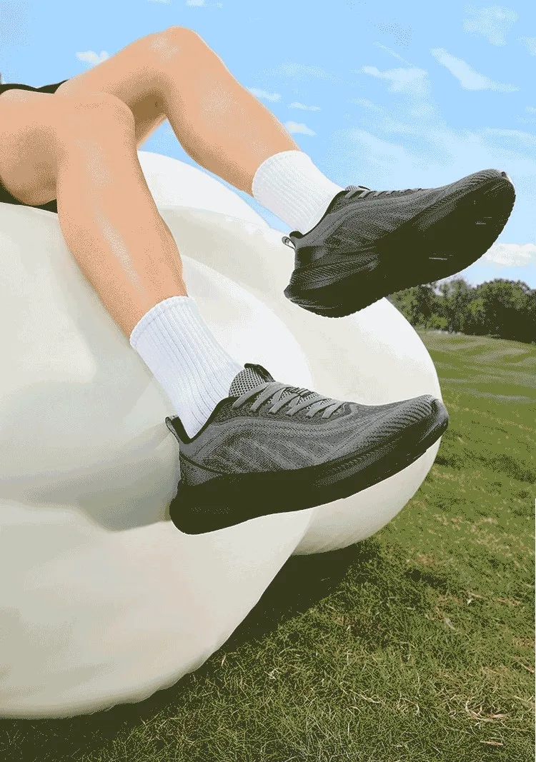 361 Degrees AirFeather 5.0 Men Running Shoes Wear-resistant Elastic Sole Lightweight Breathable Comfortable Sneakers 672612217