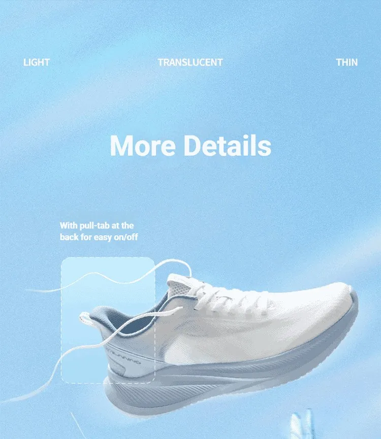 361 Degrees AirFeather 5.0 Men Running Shoes Wear-resistant Elastic Sole Lightweight Breathable Comfortable Sneakers 672612217