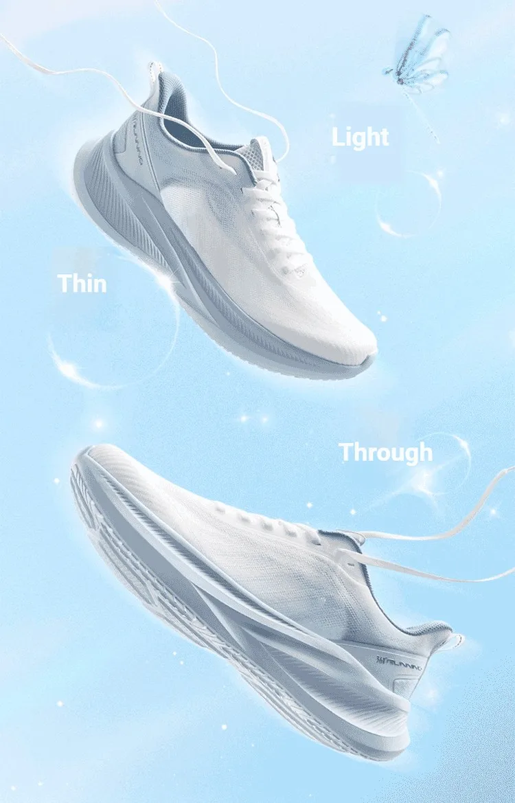 361 Degrees AirFeather 5.0 Men Running Shoes Wear-resistant Elastic Sole Lightweight Breathable Comfortable Sneakers 672612217