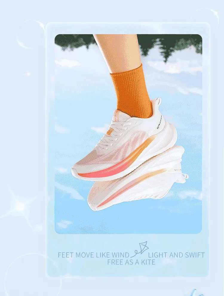 361 Degrees AirFeather 5.0 Men Running Shoes Wear-resistant Elastic Sole Lightweight Breathable Comfortable Sneakers 672612217