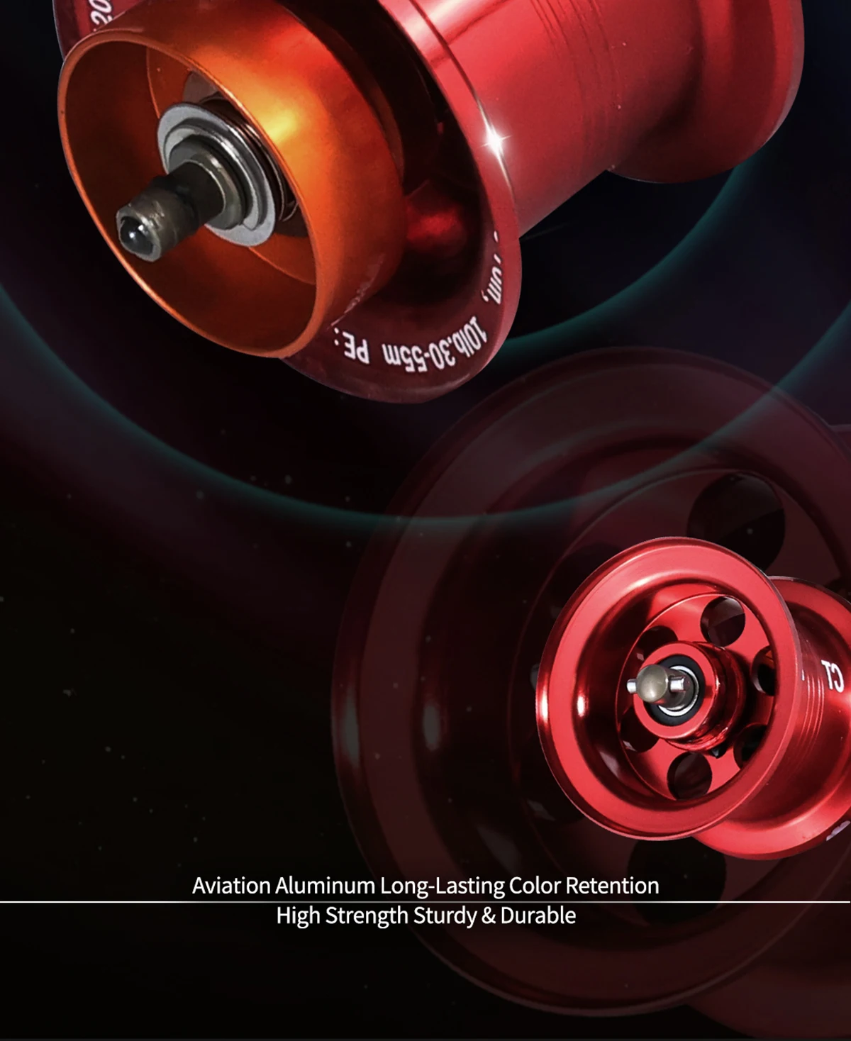 HEIGHTEN Spool For DAIWA STEEZ CT/SV Dual Mode Long Cast Micro Baitcasting Reel Replacement Spool