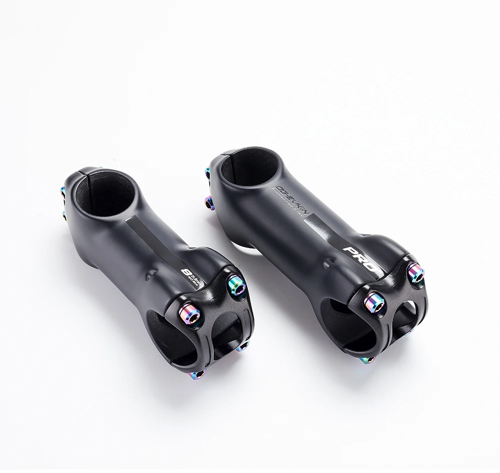 OG-EVKIN BS-004 Pro+ Carbon Fiber Stem 10 Degree 31.8MM Titanium Road Bike Stem Positive and Negative Cycling MTB Bicycle Parts