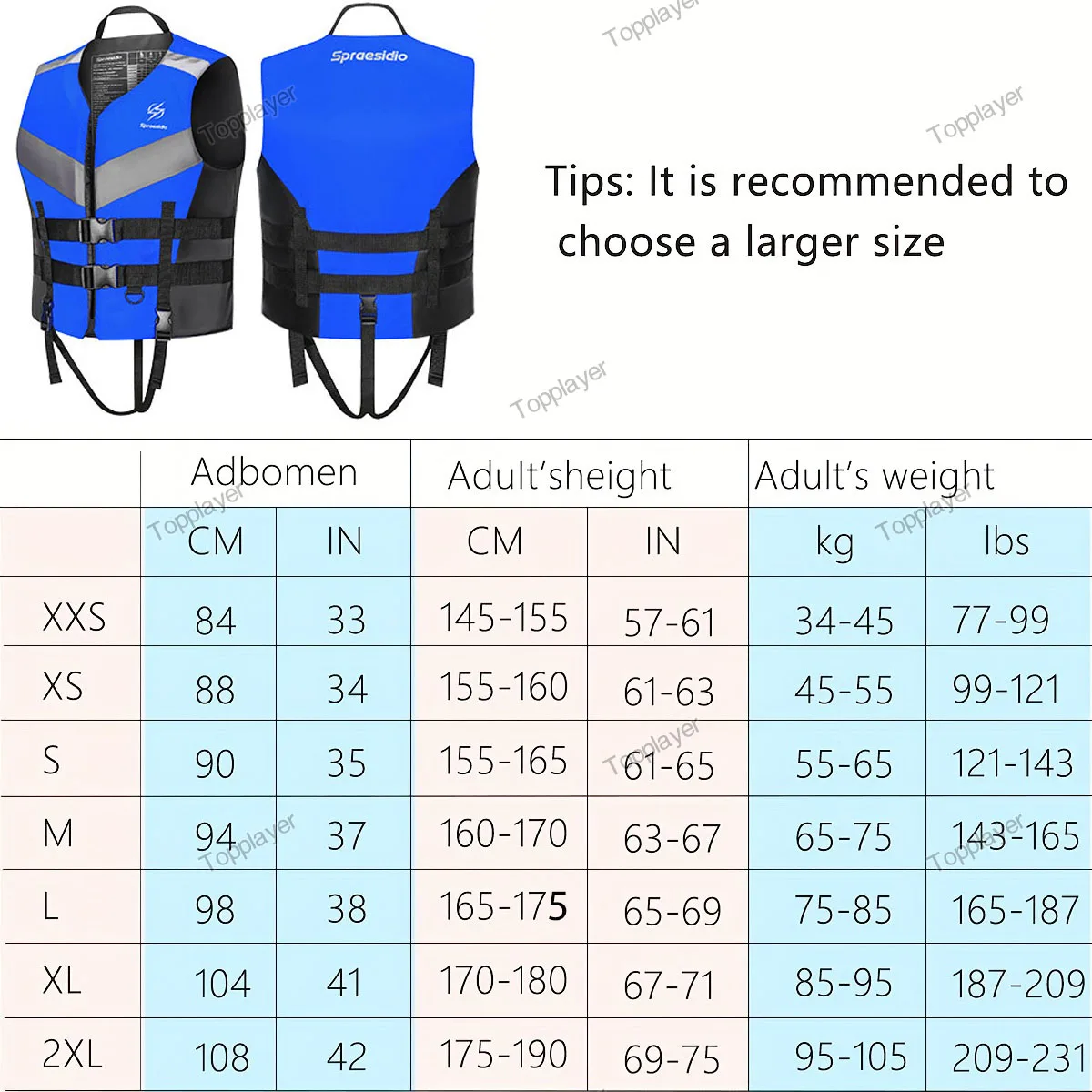 Life Jacket For Adult Super Buoyancy Surf Vest Water Sports Kayak Motorboat Drifting Jet Ski Reflection Lifeguard Life Vest